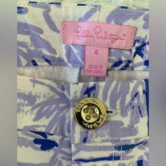 LILLY Pulitzer, Kelly Skinny Ankle Pants-lilac verben Rock the dock, 4 - Picture 4 of 16